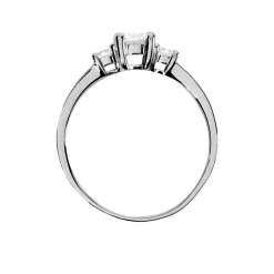 Histoire d'Or Bague Marie-angelina Argent Blanc Oxyde De Zirconium Online