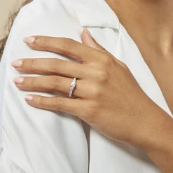 Histoire d'Or Bague Marie-angelina Argent Blanc Oxyde De Zirconium Online