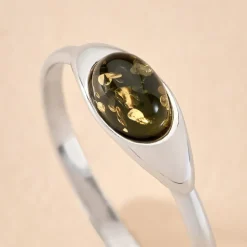 Histoire d'Or Bague Marquita Argent Blanc Ambre argent blanc ambre vert Online