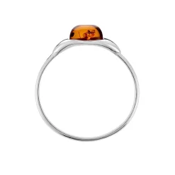 Histoire d'Or Bague Marquita Argent Blanc Ambre argent blanc ambre cognac Hot