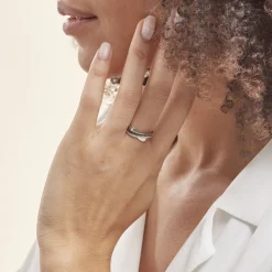 Histoire d'Or Bague Martika or blanc diamant Outlet