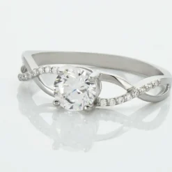 Histoire d'Or Bague Maryna Argent Blanc Oxyde De Zirconium Sale