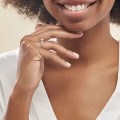 Histoire d'Or Bague Maryna Argent Blanc Oxyde De Zirconium Sale