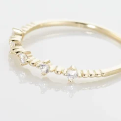 Histoire d'Or Bague Maximilienne Or Jaune Oxyde De Zirconium New