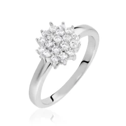 Histoire d'Or Bague Maximille Argent Blanc Oxyde De Zirconium Sale