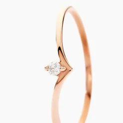 Histoire d'Or Bague Maye or rose diamant Sale