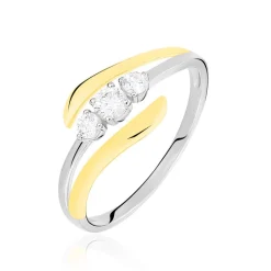 Histoire d'Or Bague Mayline Or Bicolore Diamant Sale