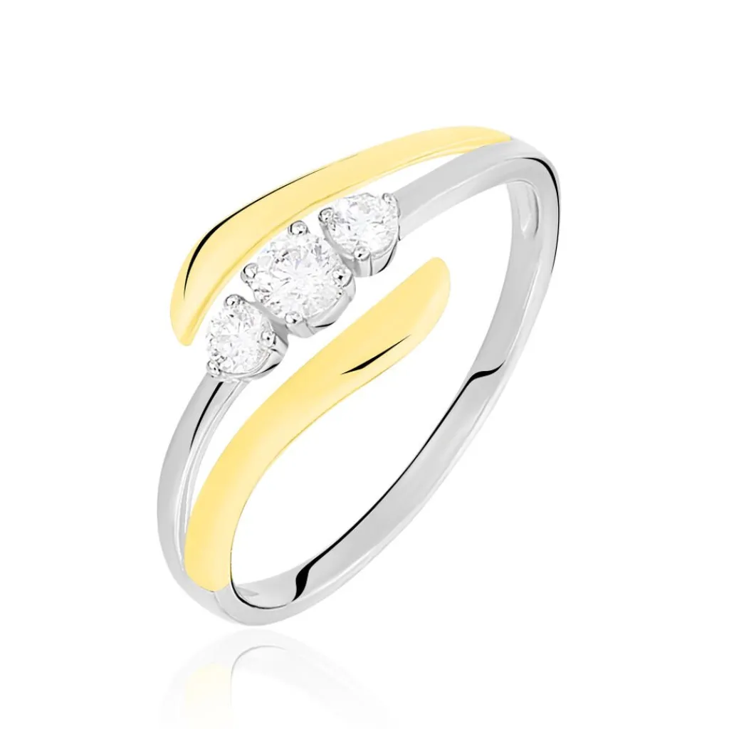 Histoire d'Or Bague Mayline Or Bicolore Diamant Sale