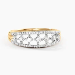 Histoire d'Or Bague Meirion Or Blanc Diamant Synthétique New