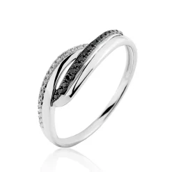Histoire d'Or Bague Melinda Or Blanc Diamant Hot