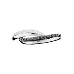 Histoire d'Or Bague Melinda Or Blanc Diamant Hot