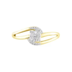 Histoire d'Or Bague Melinia Or Jaune Diamant