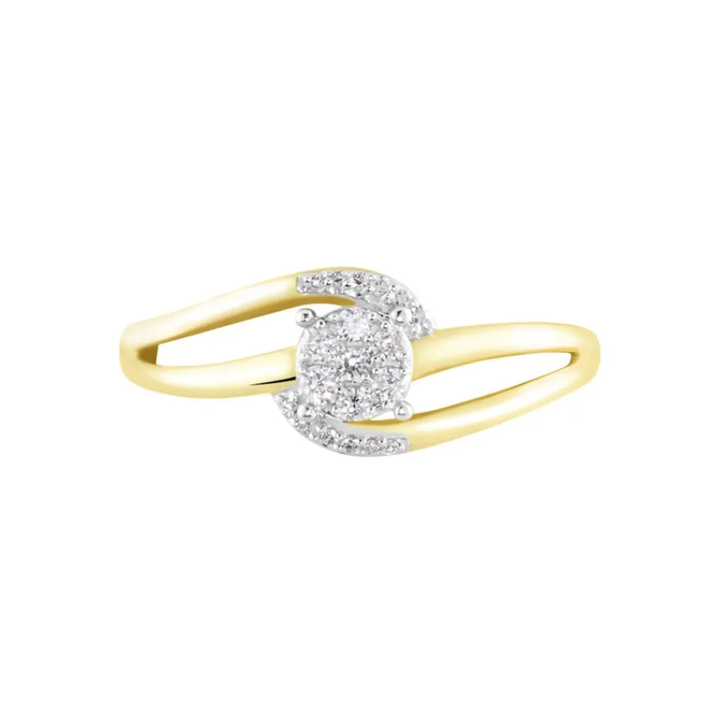 Histoire d'Or Bague Melinia Or Jaune Diamant