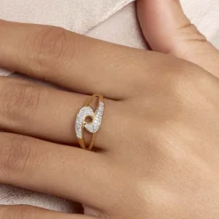 Histoire d'Or Bague Melisianne Or Jaune Diamant