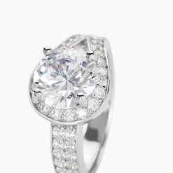 Histoire d'Or Bague Melisse Argent Blanc Oxyde De Zirconium Sale