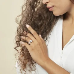 Histoire d'Or Bague Melisse Argent Blanc Oxyde De Zirconium Sale