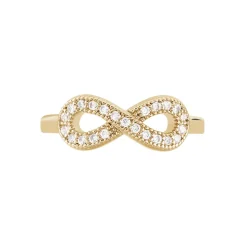 Histoire d'Or Bague Merane Plaqué Or Jaune Oxyde De Zirconium Hot