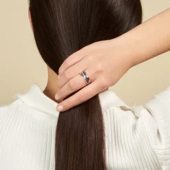 Histoire d'Or Bague Merlin Or Blanc Diamant Online