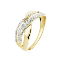 Histoire d'Or Bague Merlin Or Jaune Diamant Discount