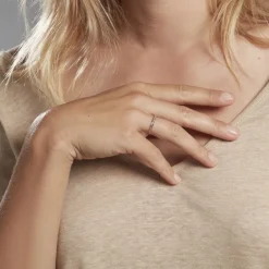 Histoire d'Or Bague Messina argent blanc