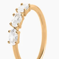 Histoire d'Or Bague Milenna Plaque Or Jaune Oxyde De Zirconium Clearance