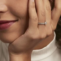 Histoire d'Or Bague Mélissande Argent Blanc Oxyde De Zirconium Hot