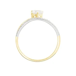 Histoire d'Or Bague Mohira Or Jaune Oxyde De Zirconium Outlet