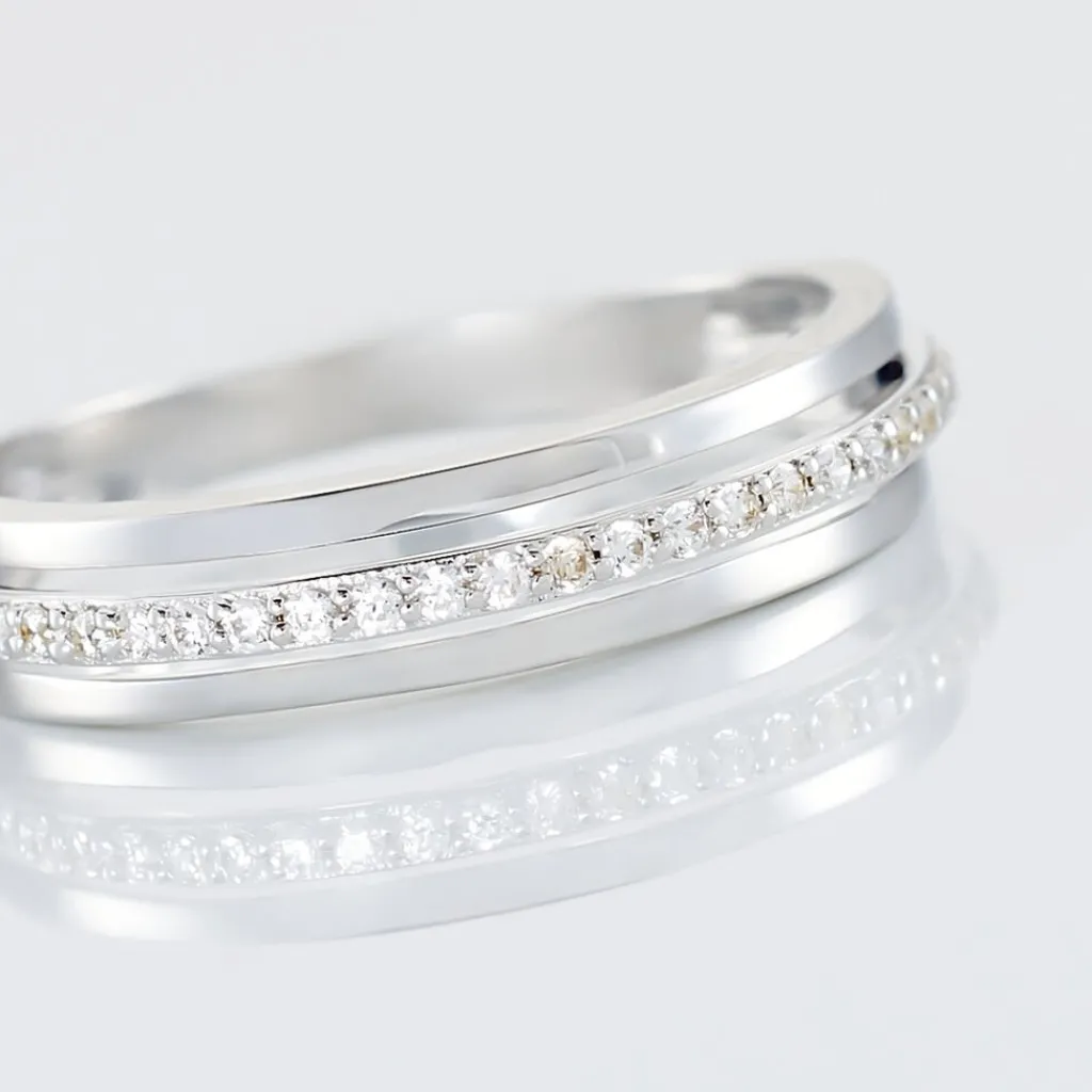 Histoire d'Or Bague Morrigan Or Blanc Oxyde De Zirconium Online