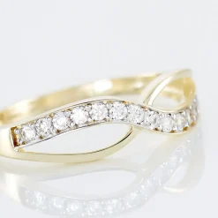 Histoire d'Or Bague Mounira Or Jaune Oxyde De Zirconium Clearance