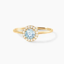 Histoire d'Or Bague Najib Or Jaune Topaze Oxyde De Zirconium Sale