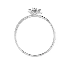 Histoire d'Or Bague Narcisse Dream Argent Blanc Oxyde De Zirconium Outlet