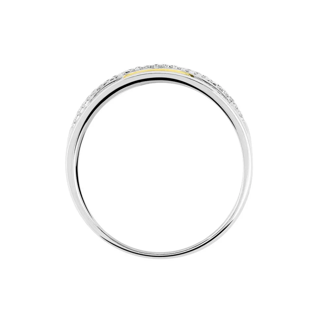 Histoire d'Or Bague Nathalie Or Bicolore Diamant Outlet