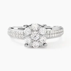 Histoire d'Or Bague Nazare Or Blanc Oxyde De Zirconium Discount