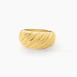 Histoire d'Or Bague Nemee Acier Jaune New