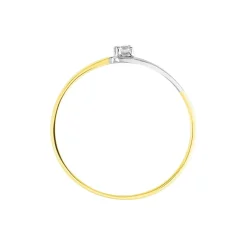 Histoire d'Or Bague Nesryne De Zirconium or bicolore oxyde Discount