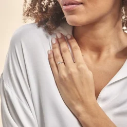 Histoire d'Or Bague Nesryne De Zirconium or bicolore oxyde Discount