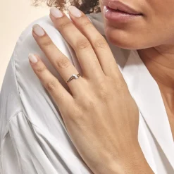 Histoire d'Or Bague Nesryne De Zirconium or bicolore oxyde Discount