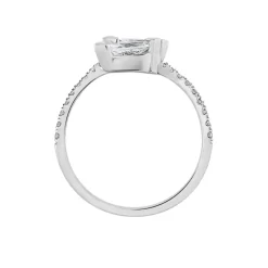 Histoire d'Or Bague Nevarte Argent Blanc Oxyde De Zirconium Hot