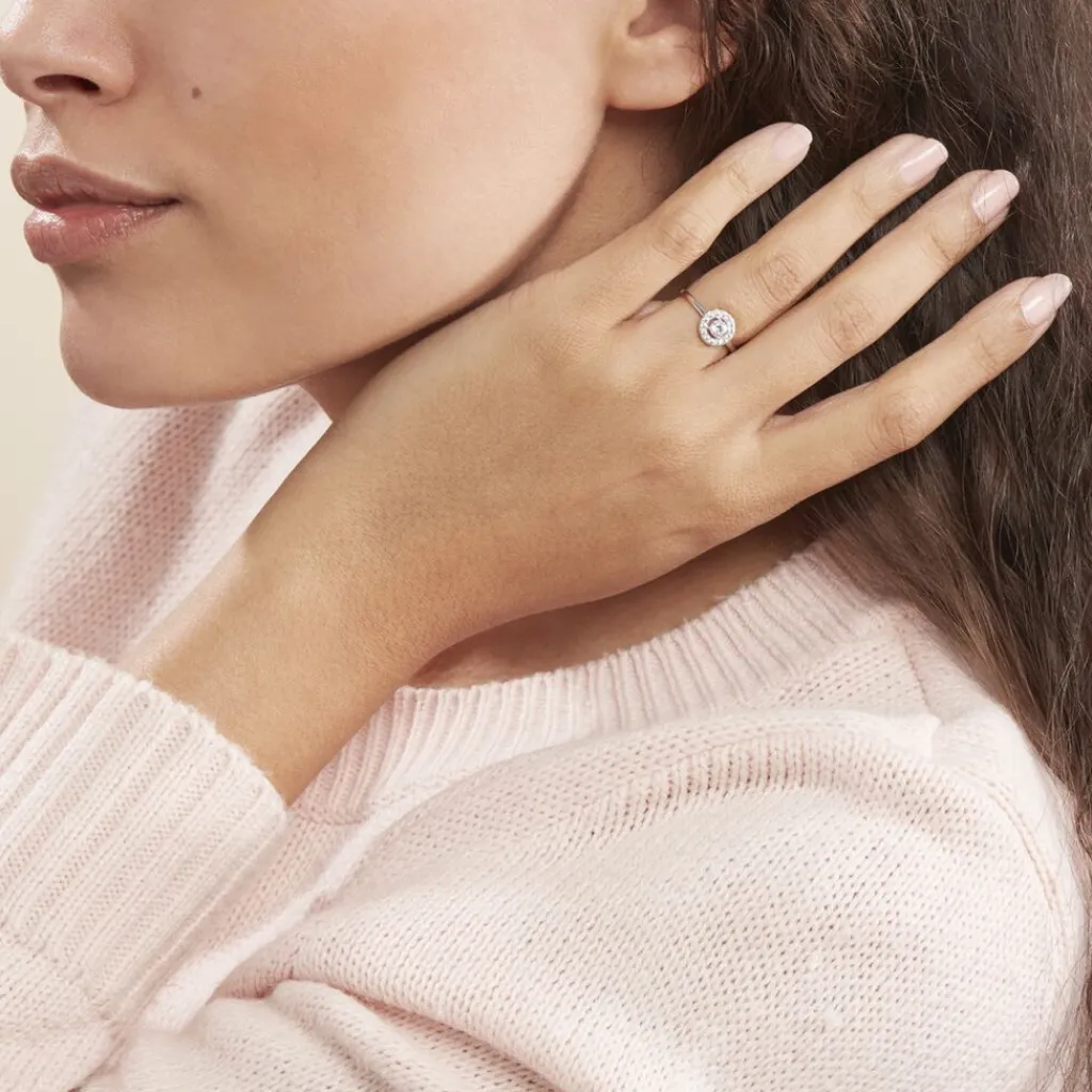 Histoire d'Or Bague Ninon Or Blanc Oxyde De Zirconium