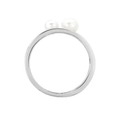 LAETIZIA Bague Nissi Argent Blanc Perle De Culture Oxyde De Zirconium Sale