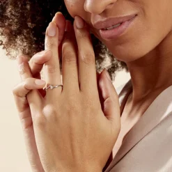 Histoire d'Or Bague Nolah or blanc diamant Hot