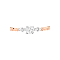 Histoire d'Or Bague Norhen Or Rose Oxyde De Zirconium Discount