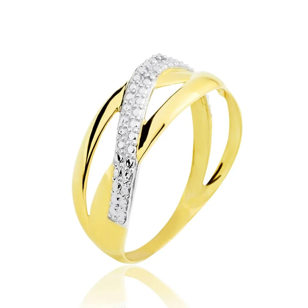 Histoire d'Or Bague Nuccia Or Bicolore Diamant Discount