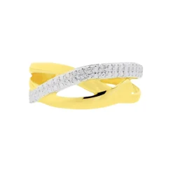 Histoire d'Or Bague Nuccia Or Bicolore Diamant Discount