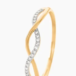 Histoire d'Or Bague Nucia Or Jaune Diamant Sale