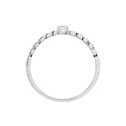 Histoire d'Or Bague Nuha Blanc Diamant Blanc Outlet