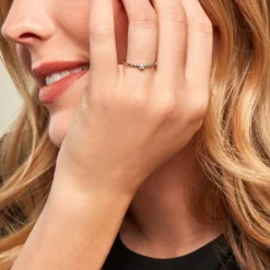 Histoire d'Or Bague Nuha Blanc Diamant Blanc Outlet