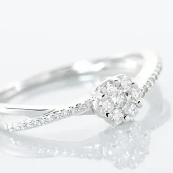 Histoire d'Or Bague Nusa Or Blanc Diamant Discount