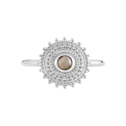 Histoire d'Or Bague Nyoko Argent Blanc Labradorite Hot