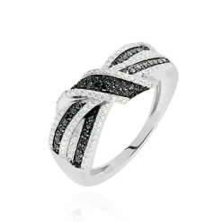 Histoire d'Or Bague Oaxaca Or Blanc Diamant Discount